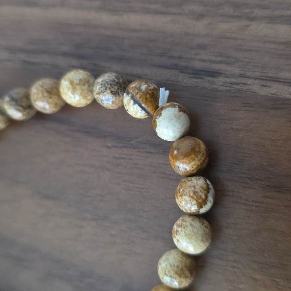 Picture Jasper Stretch Bracelet 4mm - Picture 4 of 4